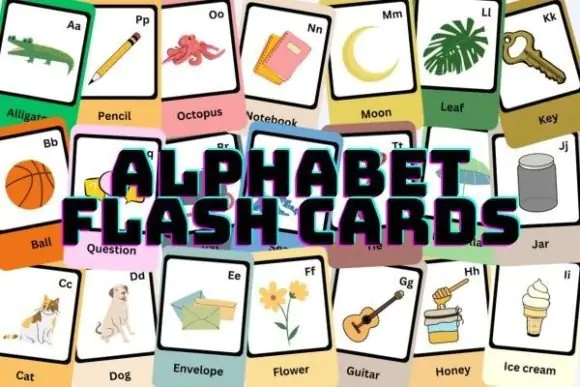 Alphabet Flash Cards Printable for Kids – Colorful ABC Learning Cards for Preschool and Kindergarten, Early Literacy Letter Recognition Flashcards for Homeschool and Classroom Use