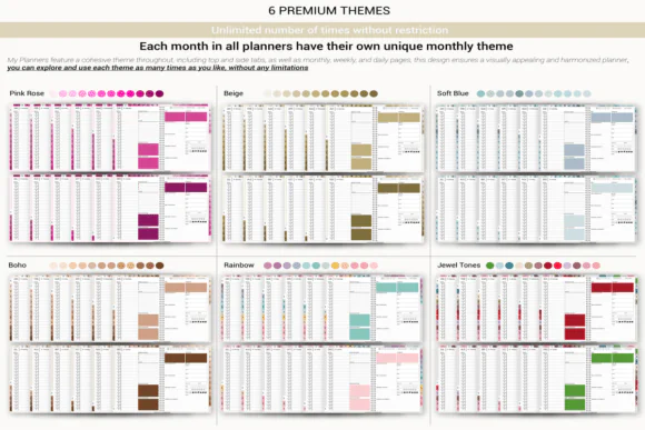 All in One Digital Planner for Business 2025 2026 2027 & Undated for GoodNotes, Notability, Samsung Notes & Xodo | Hyperlinked Business Life Planner with Apple & Google Calendar Sync, 6000+ Layouts, S