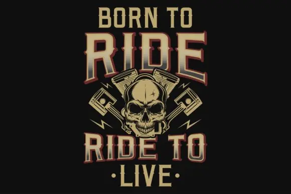 Motorcycle Riding Graphics T Shirt Design PNG SVG EPS – Premium Biker Graphic for Print on Demand, Apparel, Mugs, Sweaters, Hoodies and Custom Motorcycle Merch