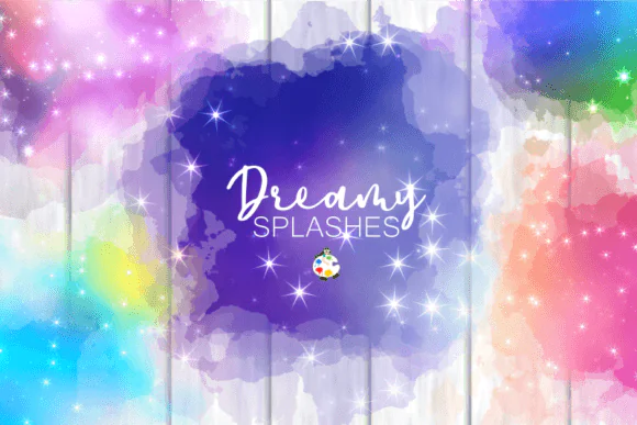 Dreamy Splashes PNG Bundle – Starry Sky Splash Overlays, Fantasy Cloud Ink Effects, Celestial Watercolor Textures, Transparent Decorative Design Elements for Scrapbooking, Junk Journals & Digital Art