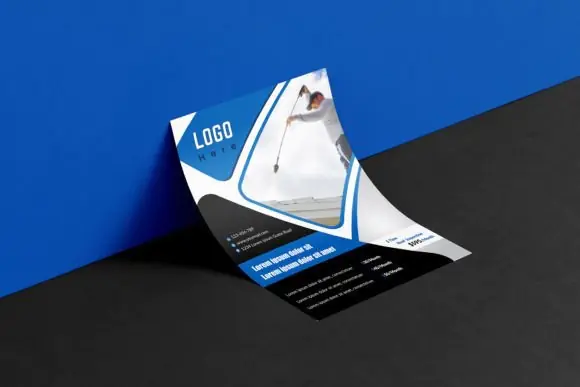 Editable Roofing Contractor Flyer Templates | Professional Roof Repair & Construction Service Flyer Design | Print-Ready Vector AI EPS PDF Marketing Template for Roofing Companies, Contractors & Home