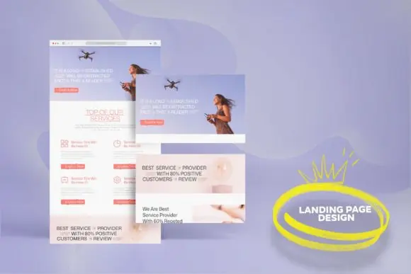 Creative Email Marketing Landing Page Template | Professional Newsletter Landing Page Design for Digital Marketing, Lead Generation, Product Promotion, Business Campaigns & Online Brand Growth