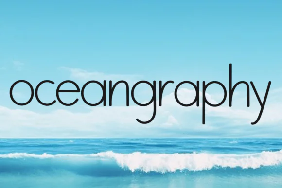 Oceangraphy Festive Holiday Font – Whimsical Decorative Typeface with Glyphs & Ligatures for Greeting Cards, Gift Tags, Christmas Designs, Holiday Projects & Magical Seasonal Typography