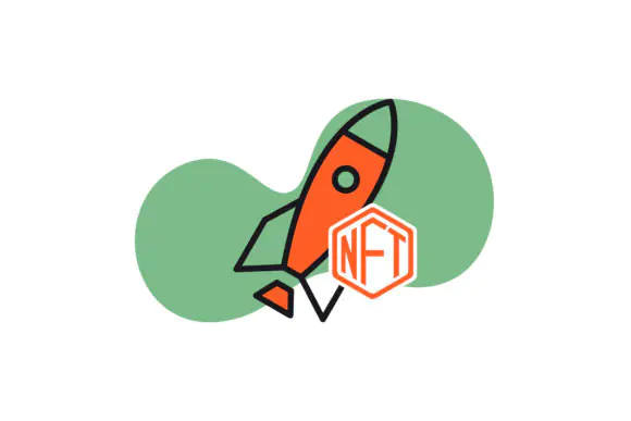 Design Tools NFT Product Launch Icon – Editable Digital Launch Graphic, NFT Product Icon Set, Creative Design Tools Illustration, AI EPS SVG PNG JPG DXF Vector Files for Web, Apps & Branding