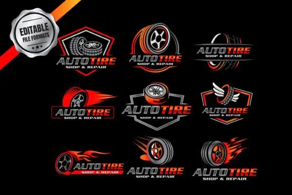 Tire Shop Repair Logo Design Bundle | Automotive Garage Branding Templates SVG PNG AI PDF | Professional Auto Repair, Wheel Alignment & Mechanic Logo Kit