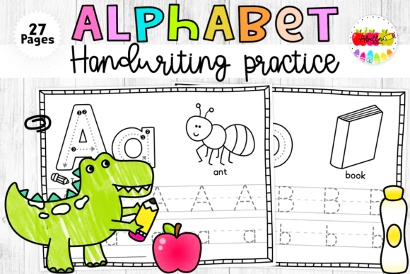 Preschool Alphabet Tracing Worksheets Bundle | A–Z Letter Formation Practice | Uppercase & Lowercase Handwriting Activities | Kindergarten Learning Workbook | Printable Homeschool Educational Resource
