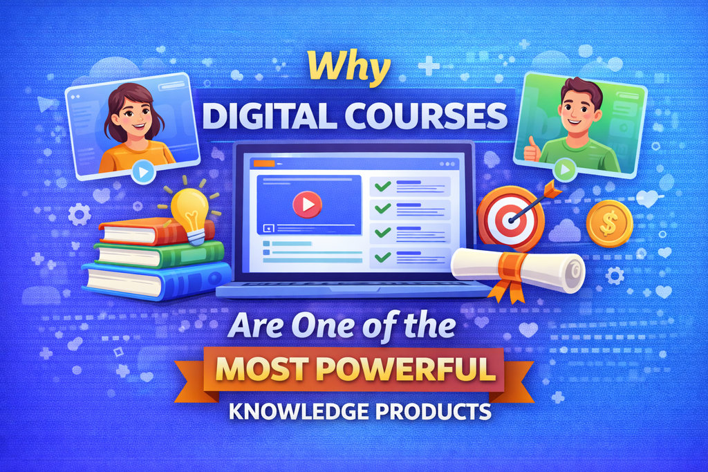 Why Digital Courses Are One of the Most Powerful Knowledge Products