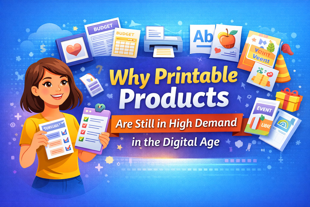 Why Printable Products Are Still in High Demand in the Digital Age