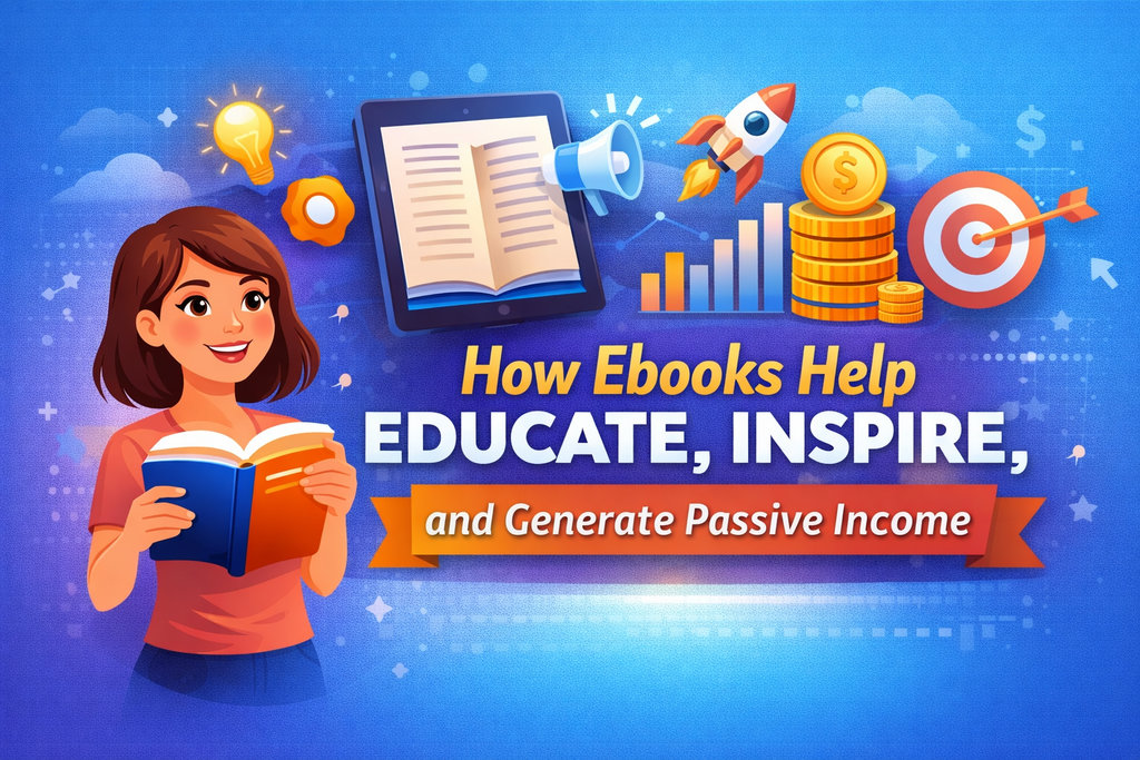 How Ebooks Help Educate, Inspire, and Generate Passive Income